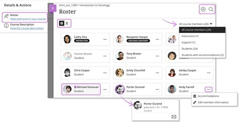 myroster access.